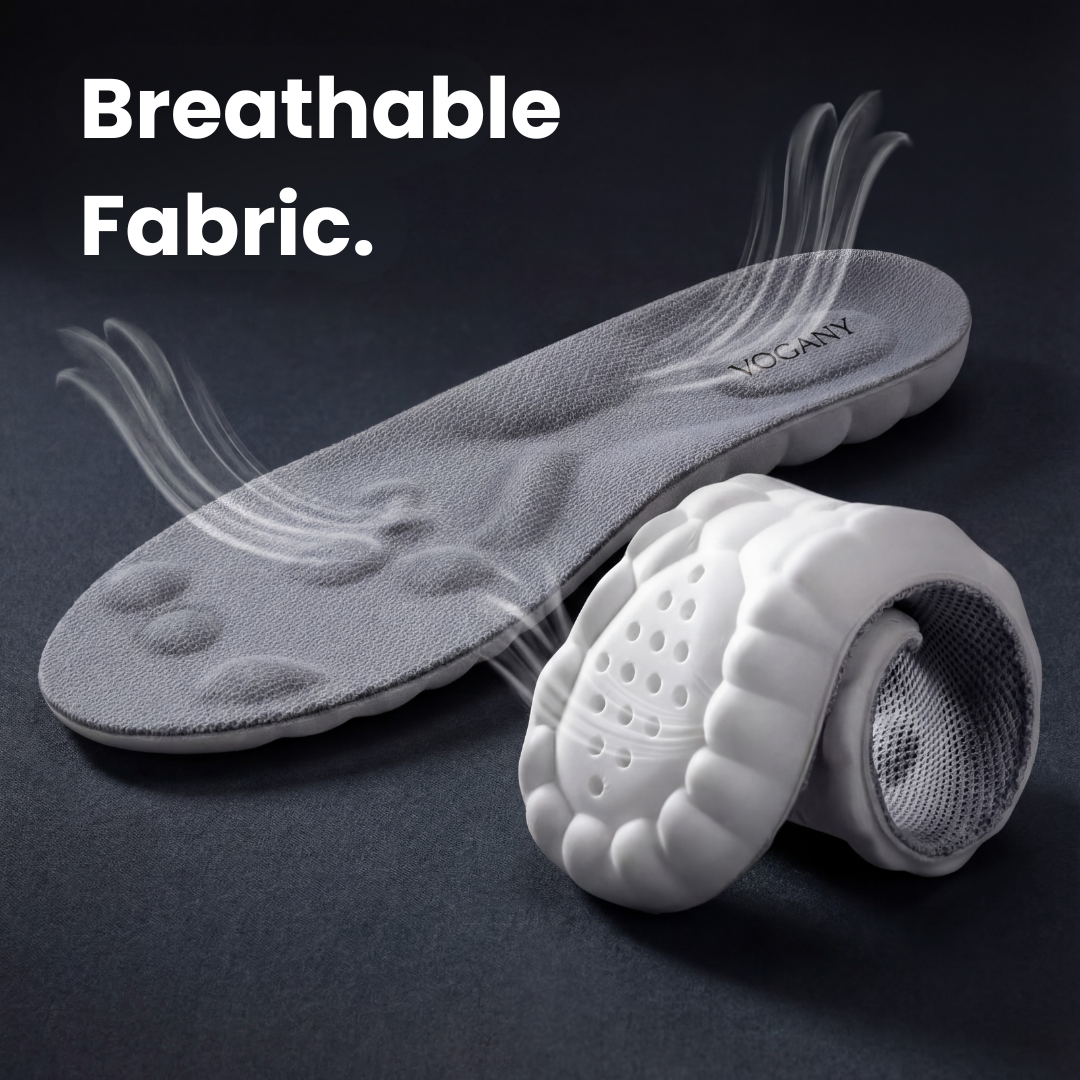 4Dマッサージインソール - アクティブな痛みの緩和と痛みのない歩行 