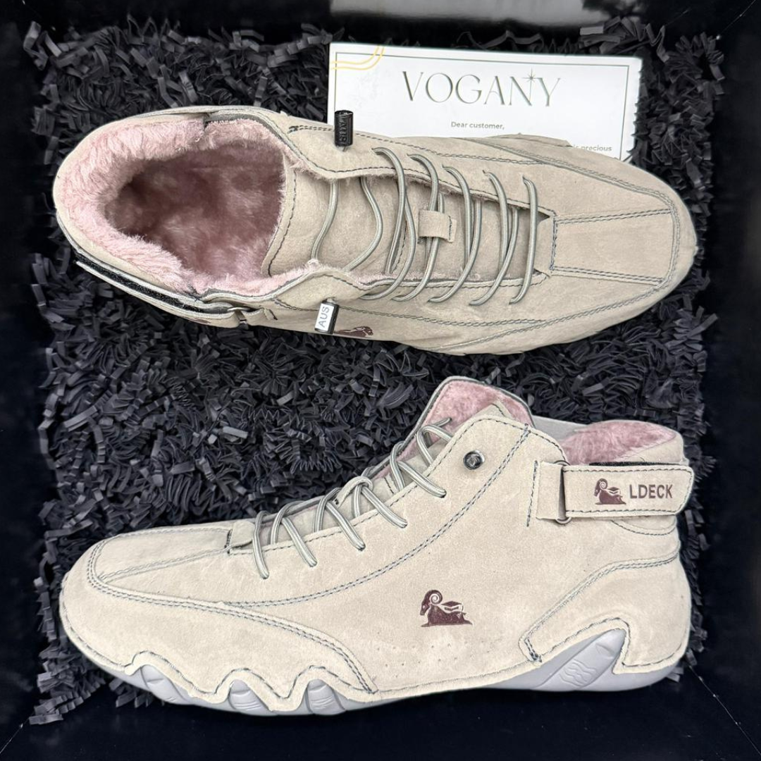 VogLdeck 3.0 – Vinter ortopediska skor fodrade med päls 