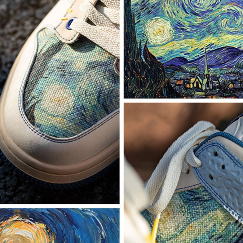 Sneakers inspireret af Van Gogh Starry Night