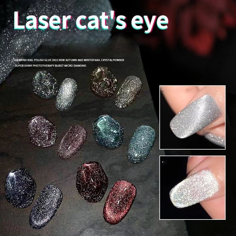 Laser Diamond Nagellack-Set: Intensive Brillanz und glamouröser Glanz 