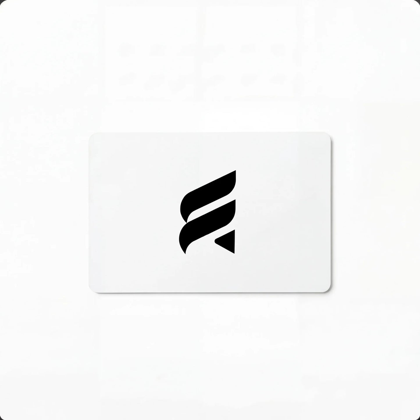 Cartão Presente Branco 